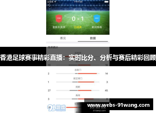 香港足球赛事精彩直播：实时比分、分析与赛后精彩回顾